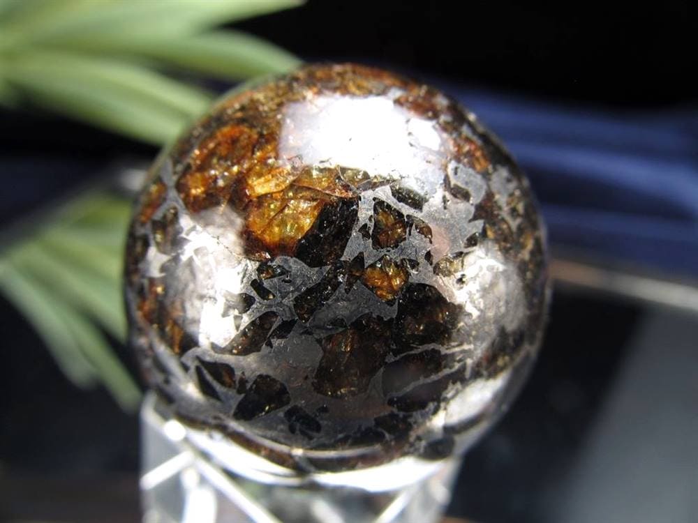 隕石 隕鉄 パラサイト隕石 メテオライト 丸玉