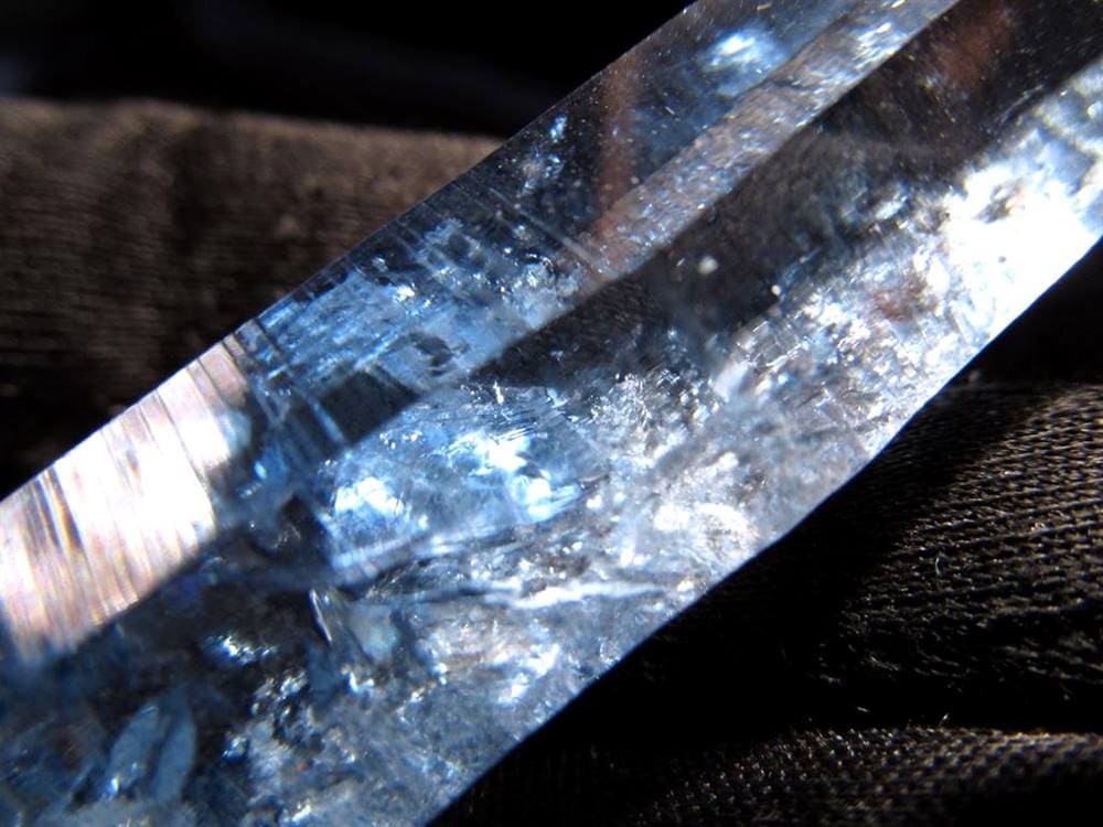 オーラクォーツ 水晶クラスター アーカンソー産水晶 アーカンソー 蒸着水晶