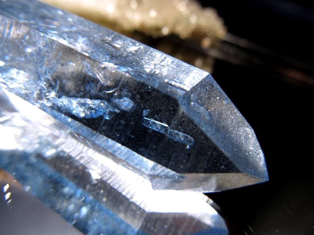 オーラクォーツ 水晶クラスター アーカンソー産水晶 アーカンソー 蒸着水晶