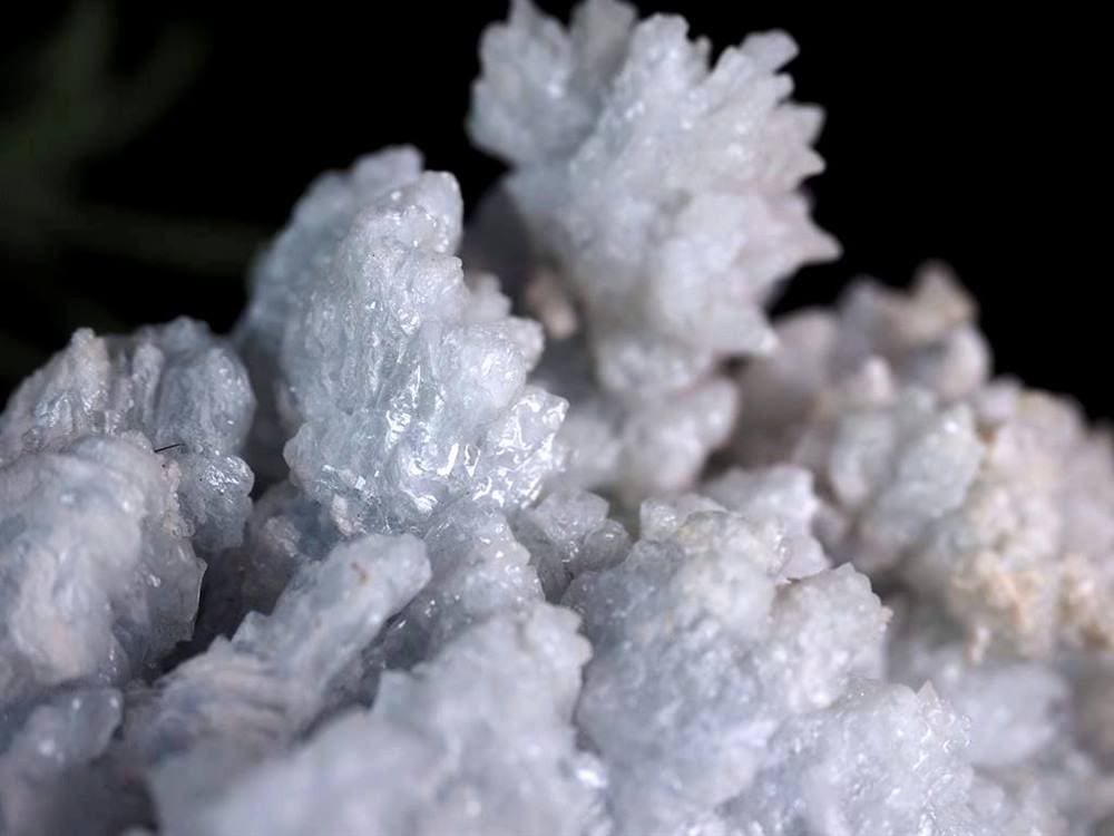 アラゴナイト フロスフェリ 山珊瑚 ブルーアラゴナイト 霰石