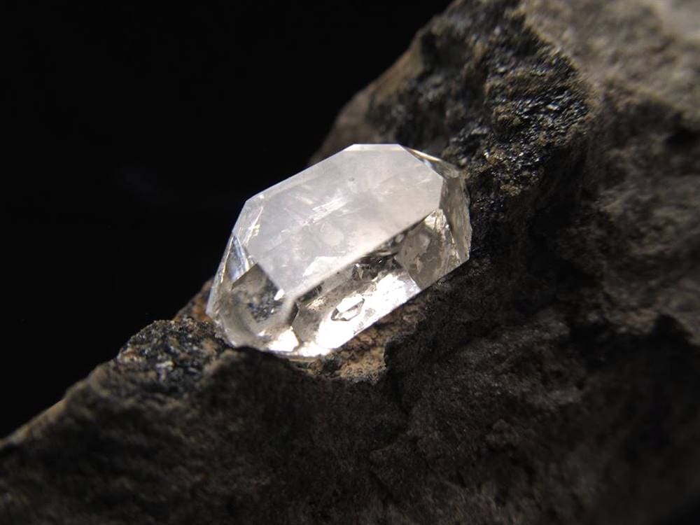 ハーキマーダイヤモンド ハーキマー水晶 母岩付き 原石 ハーキマー地区