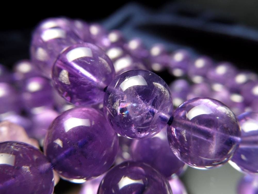 ラベンダーアメジスト アメジスト 紫水晶 ブレスレット 2月の誕生石