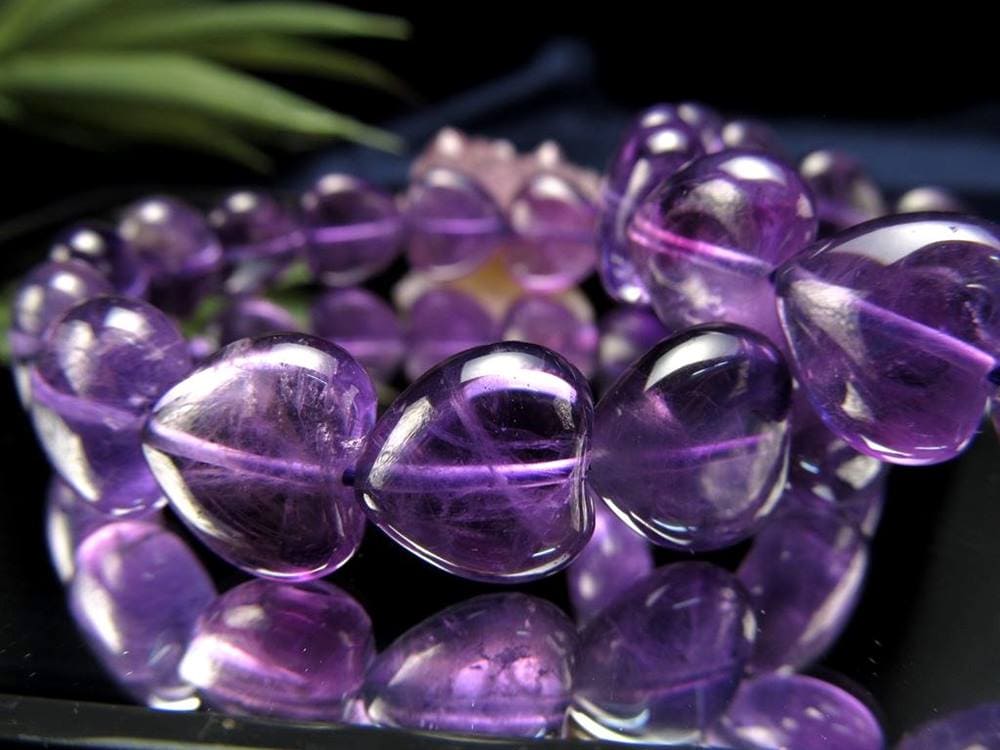 アメジスト 紫水晶 ブレスレット 2月の誕生石 天然石