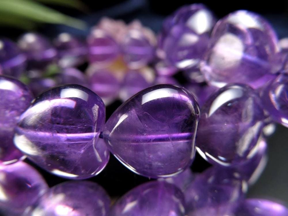 アメジスト 紫水晶 ブレスレット 2月の誕生石 天然石