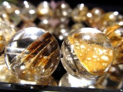 クレイインキャビティクォーツ【板状結晶層入り水晶】ブレスレット