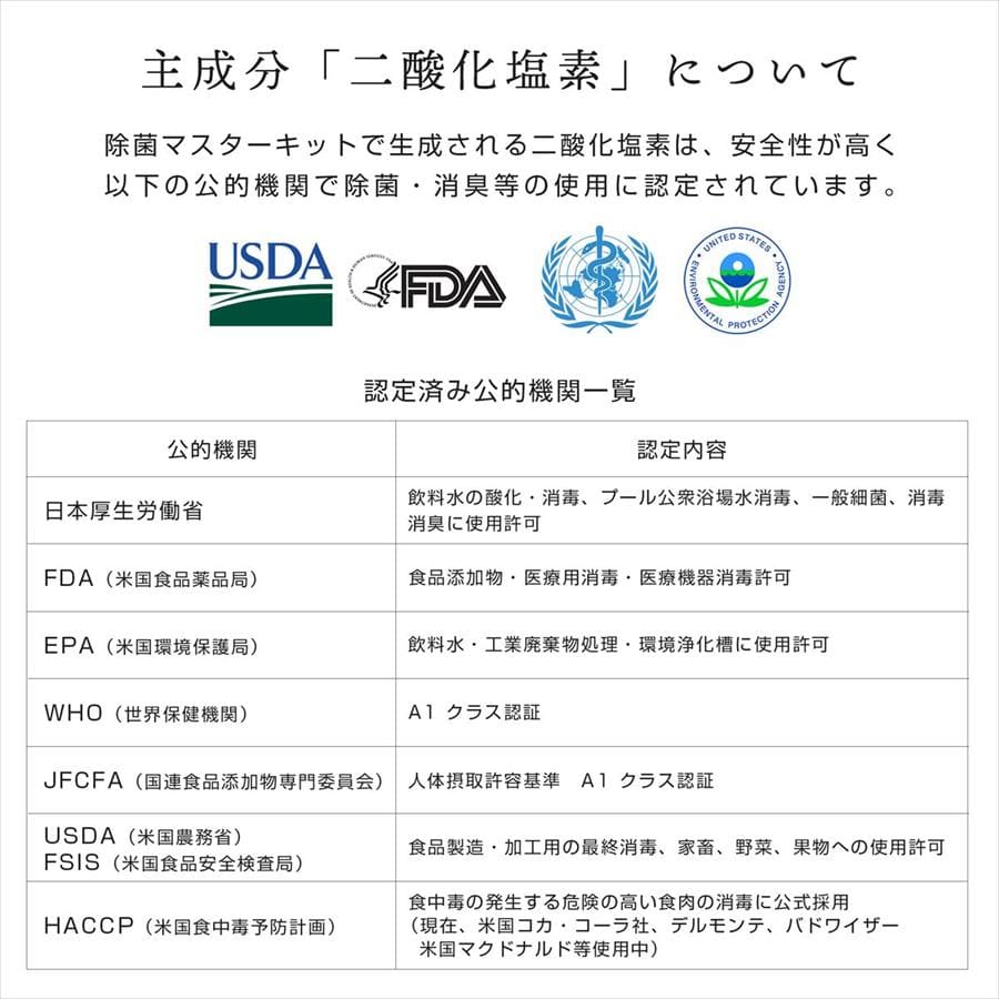 除菌マスターキット説明6