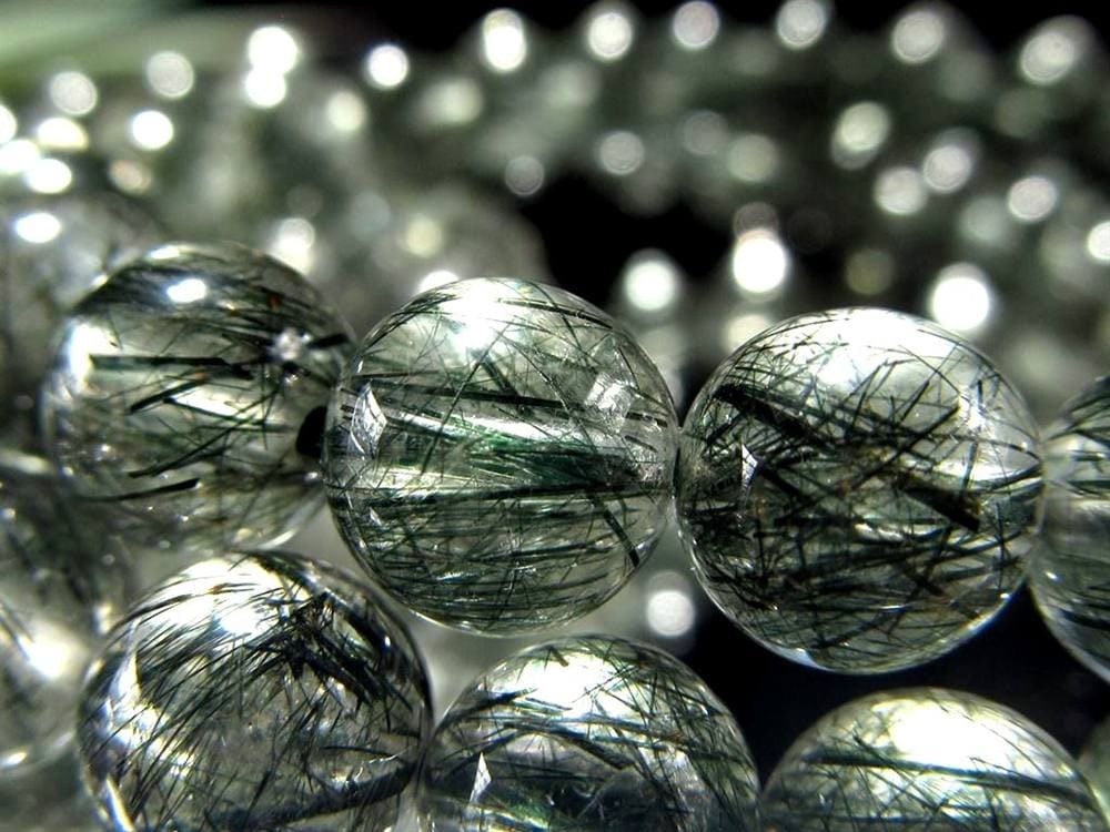 グリーンルチルクォーツ ルチル 天然石 パワーストーン