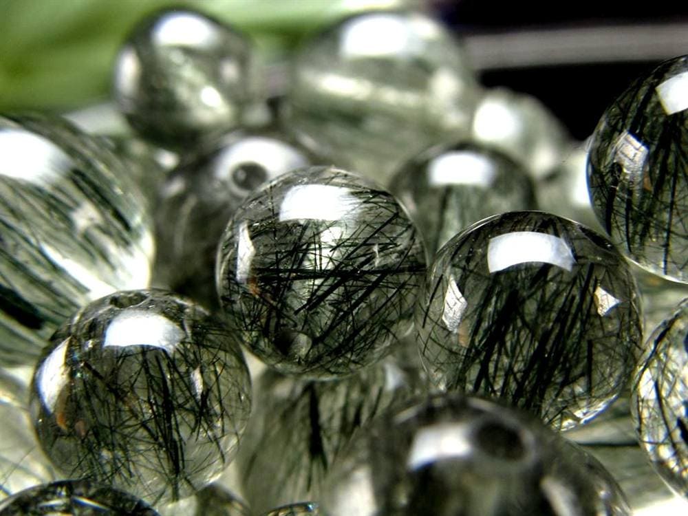 グリーンルチルクォーツ ルチル 天然石 パワーストーン