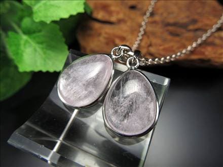 クンツァイト ペンダント Silver925 ネックレス スポデュメン