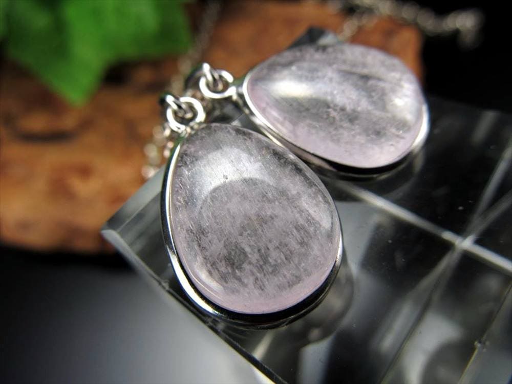 クンツァイト ペンダント Silver925 ネックレス スポデュメン