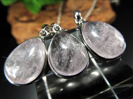 クンツァイト ペンダント Silver925 ネックレス スポデュメン