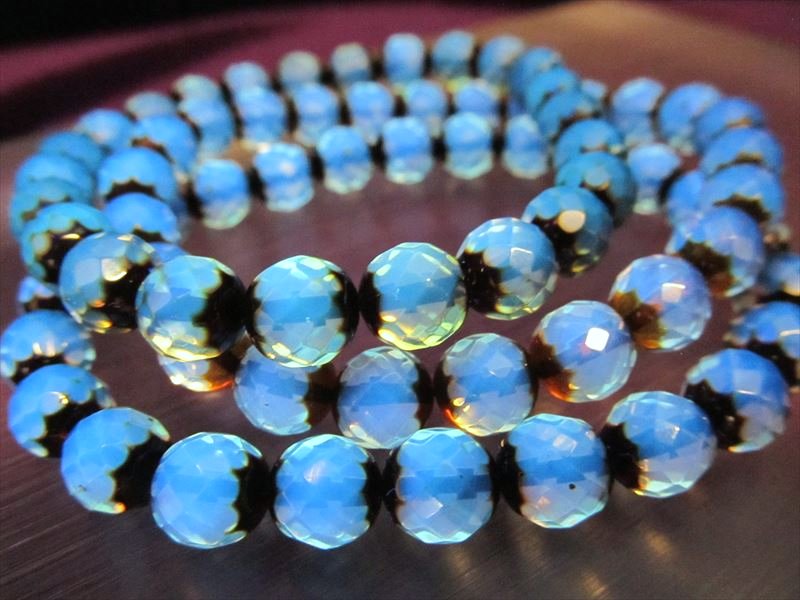 ツートンカットブルーアンバー