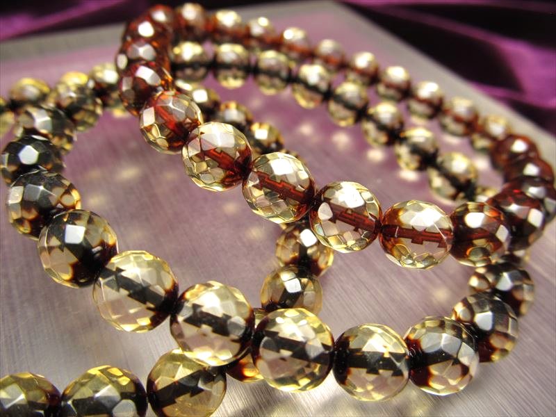 ツートンカットブルーアンバー