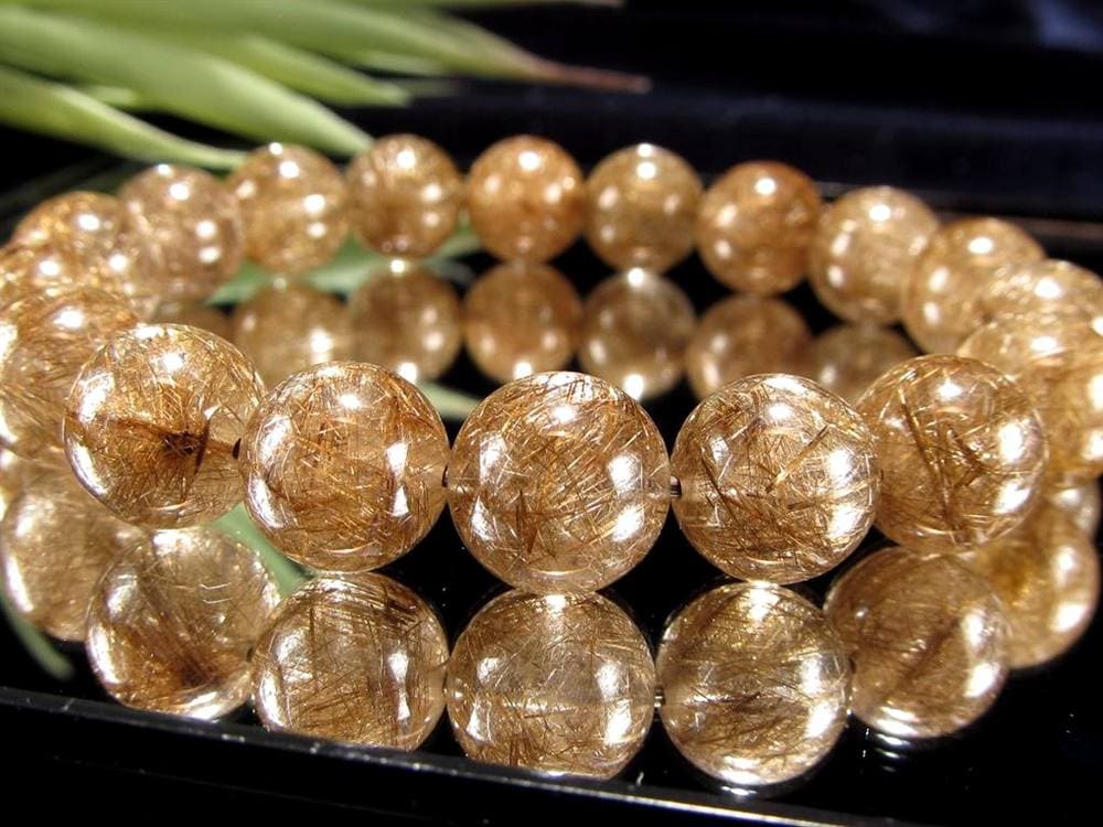 シルバールチル ルチルクォーツ ブレスレット シルバールチルクォーツ 二酸化チタン 仕事運