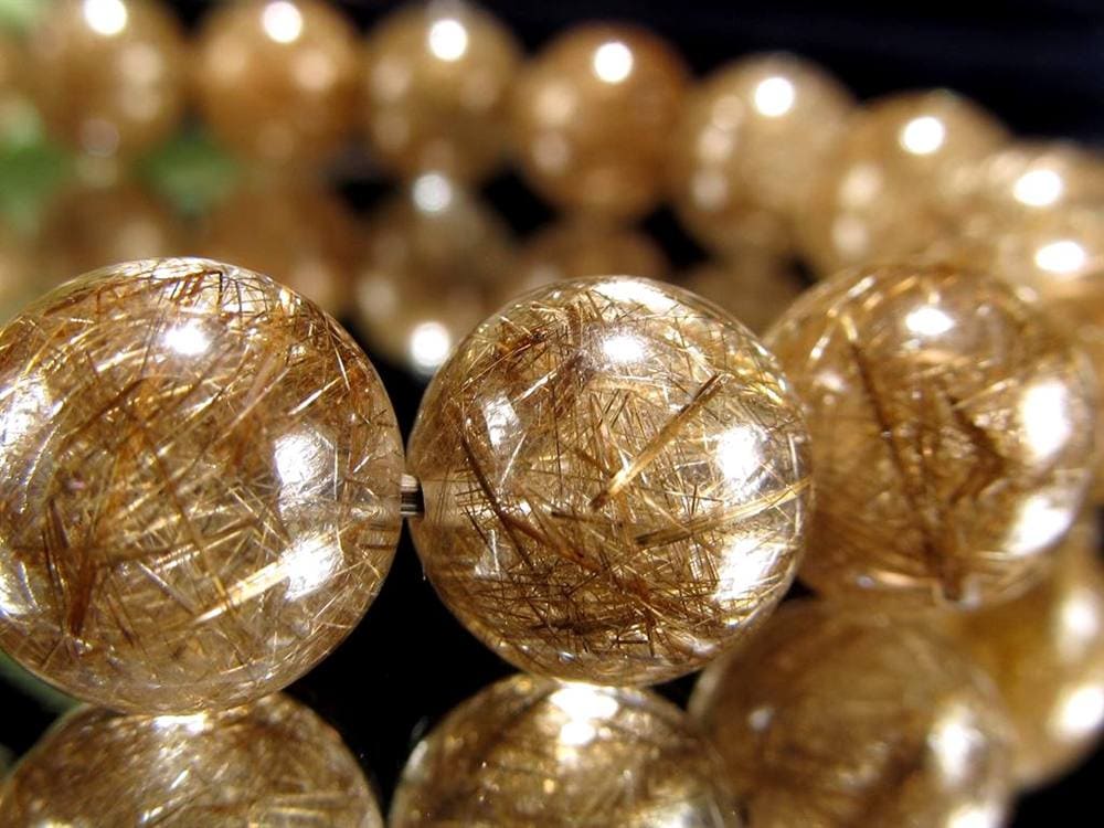 シルバールチル ルチルクォーツ ブレスレット シルバールチルクォーツ 二酸化チタン 仕事運