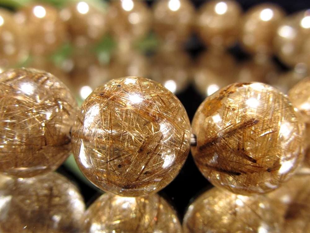 シルバールチル ルチルクォーツ ブレスレット シルバールチルクォーツ 二酸化チタン 仕事運