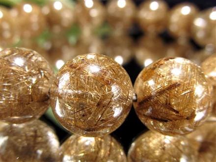 シルバールチル ルチルクォーツ ブレスレット シルバールチルクォーツ 二酸化チタン 仕事運