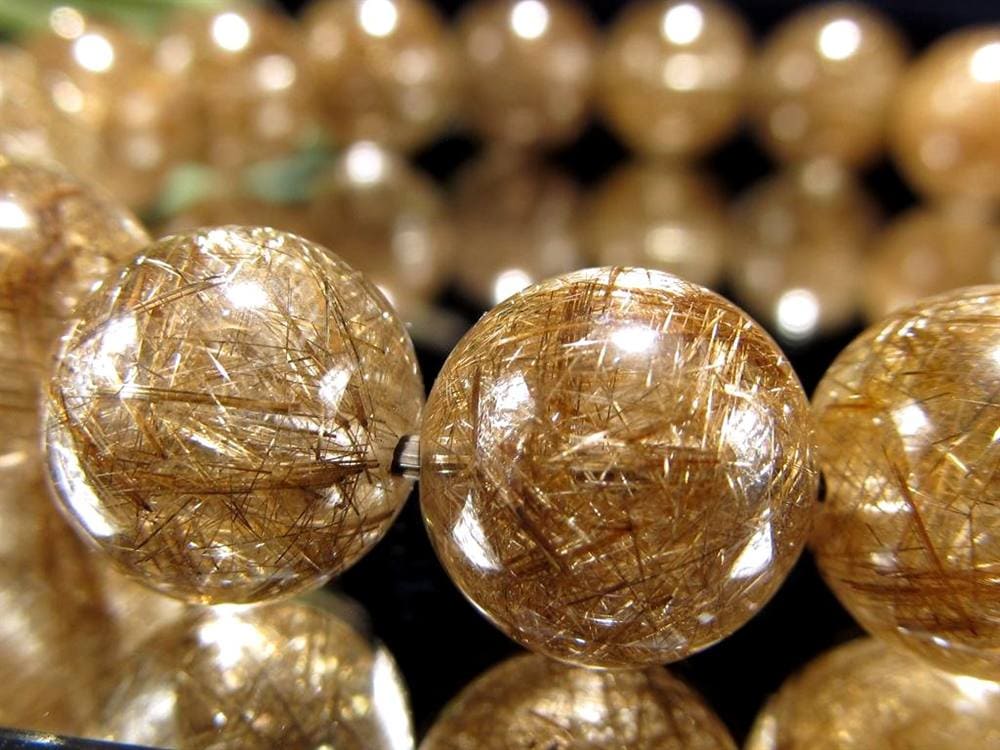 シルバールチル ルチルクォーツ ブレスレット シルバールチルクォーツ 二酸化チタン 仕事運