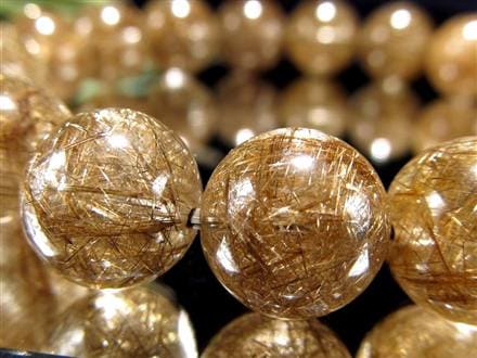 シルバールチル ルチルクォーツ ブレスレット シルバールチルクォーツ 二酸化チタン 仕事運