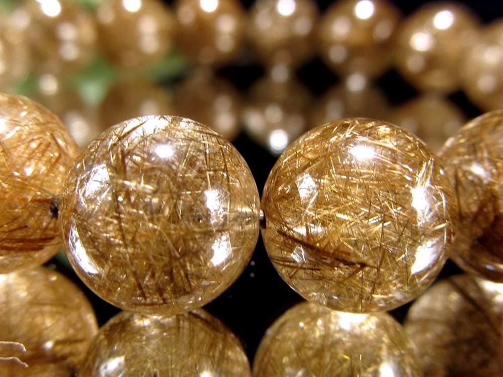 シルバールチル ルチルクォーツ ブレスレット シルバールチルクォーツ 二酸化チタン 仕事運