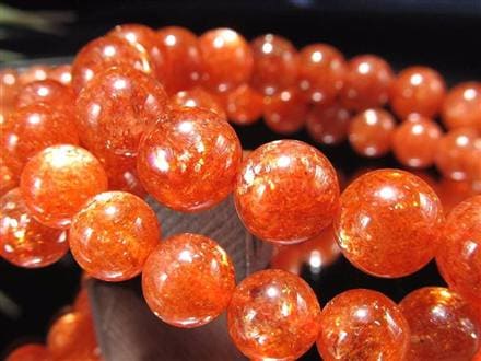 サンストーン ビーズ アベンチュレッセンス 日長石 粒売り