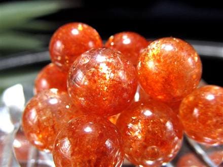 サンストーン ビーズ アベンチュレッセンス 日長石 粒売り