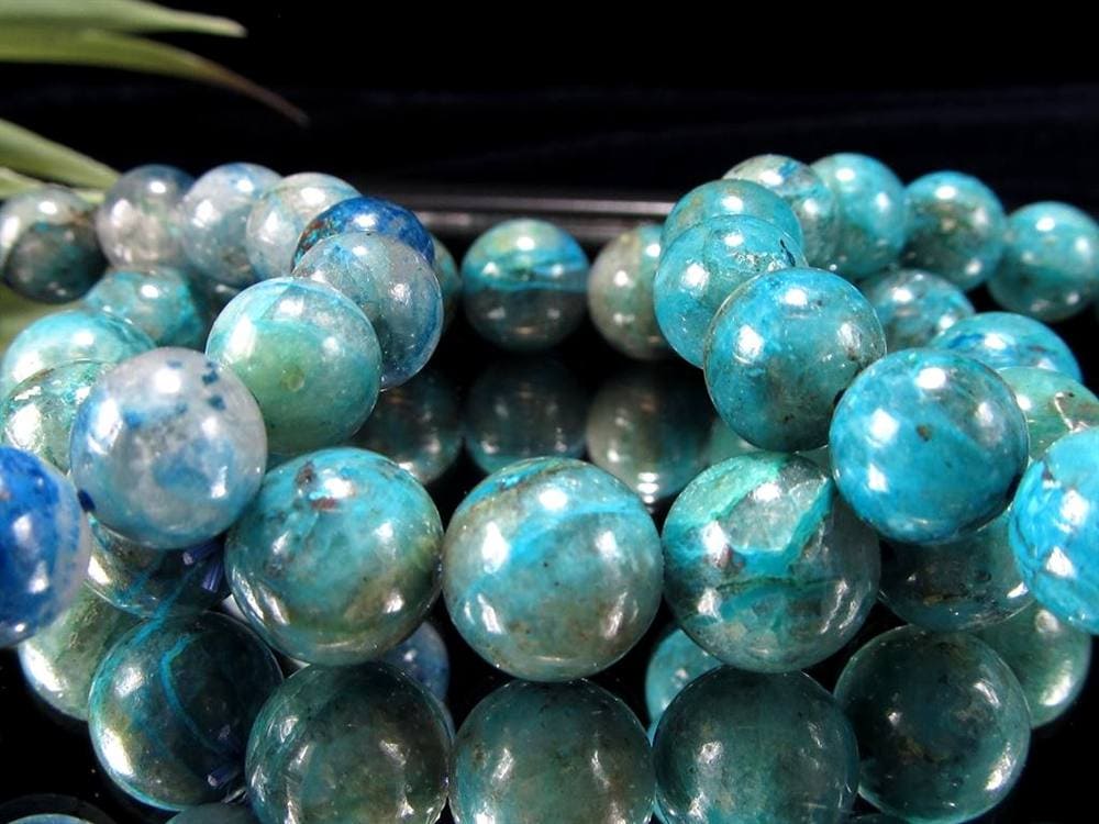 クリソコラ シリカ ブレスレット 珪孔雀石 クリソコラシリカ