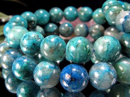 クリソコラ シリカ ブレスレット 珪孔雀石 クリソコラシリカ