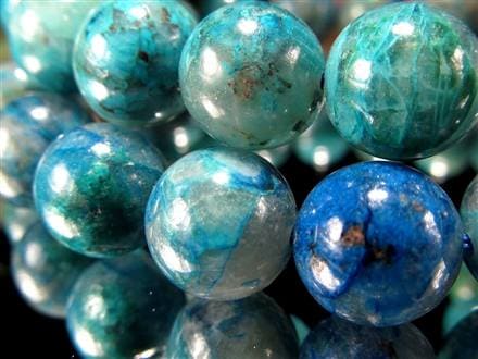 クリソコラ シリカ ブレスレット 珪孔雀石 クリソコラシリカ