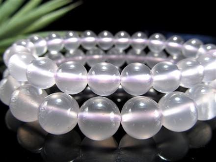 アイスクォーツ 玉髄 ブレスレット カルセドニー 瑪瑙