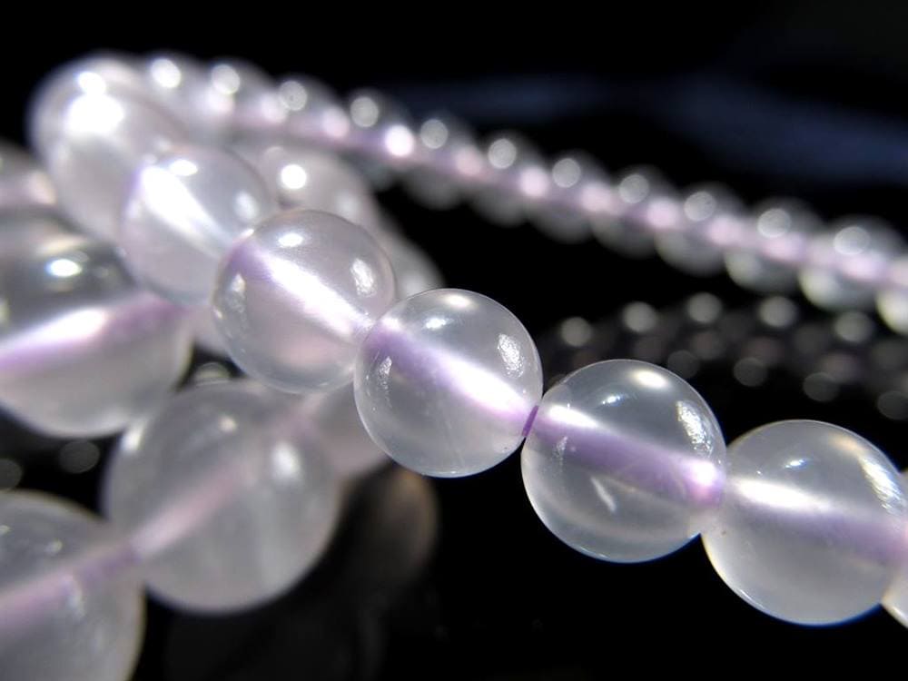アイスクォーツ 玉髄 ブレスレット カルセドニー 瑪瑙