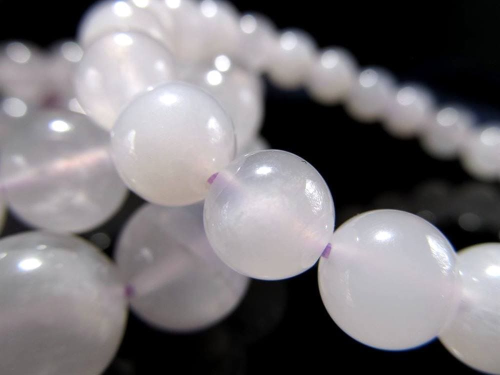 アイスクォーツ 玉髄 ブレスレット カルセドニー 瑪瑙