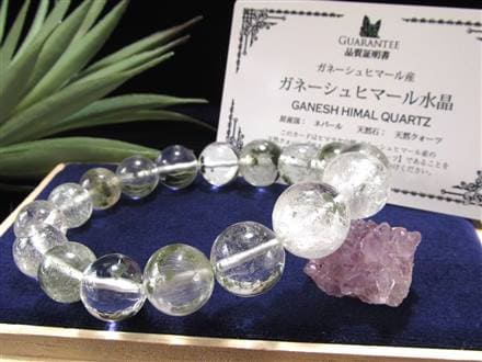 ガネーシュヒマール ヒマラヤ 水晶 ブレスレット ポイント