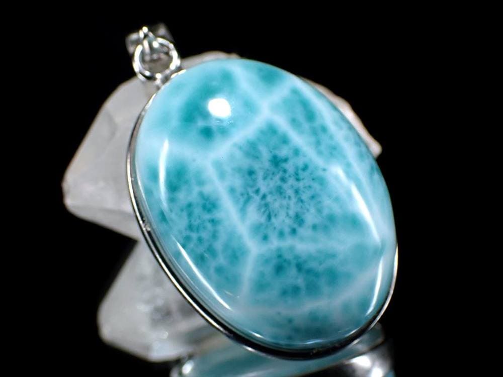 ラリマー ブルーペクトライト ペンダント トップ ドミニカ共和国