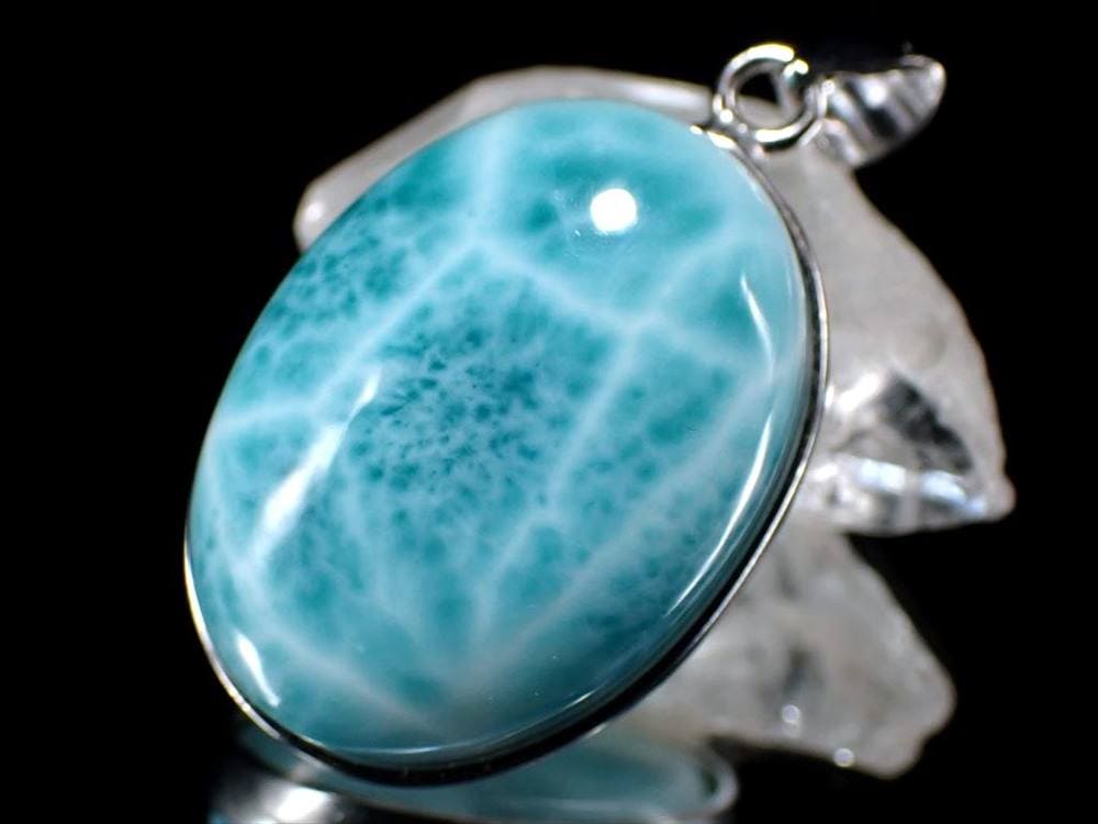 ラリマー ブルーペクトライト ペンダント トップ ドミニカ共和国