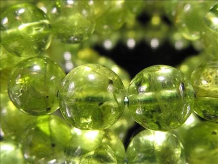 ペリドット かんらん石 誕生石 ハワイアンダイアモンド ブレスレット