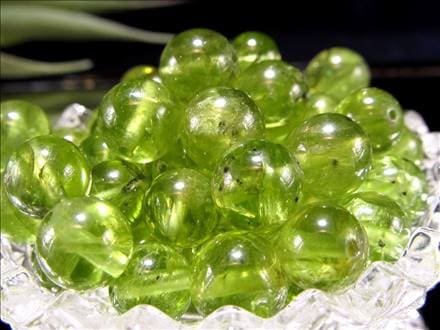 ペリドット かんらん石 誕生石 ハワイアンダイアモンド ブレスレット