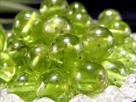 ペリドット かんらん石 誕生石 ハワイアンダイアモンド ブレスレット