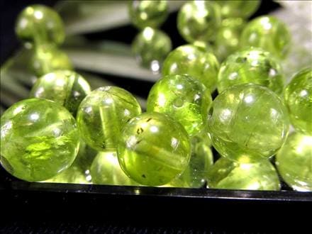 ペリドット かんらん石 誕生石 ハワイアンダイアモンド ブレスレット