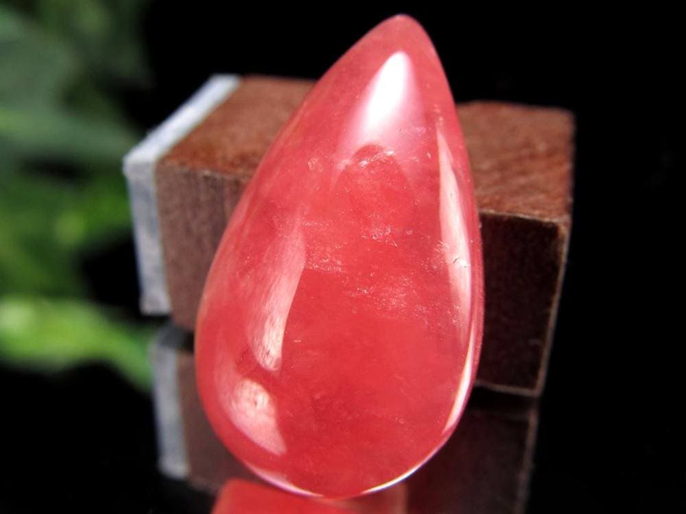 インカローズ ロードクロサイト カボション タンブル 菱マンガン鉱