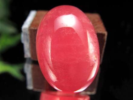 インカローズ ロードクロサイト カボション タンブル 菱マンガン鉱