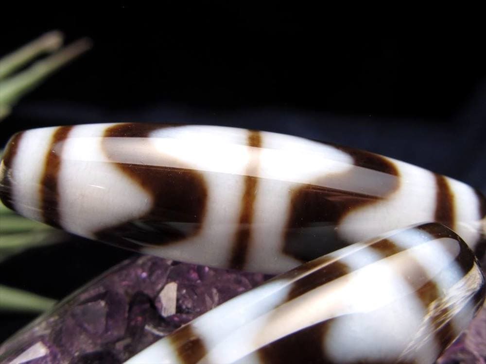 四線虎牙天珠 至純天珠 天珠 天珠卸 てんじゅ