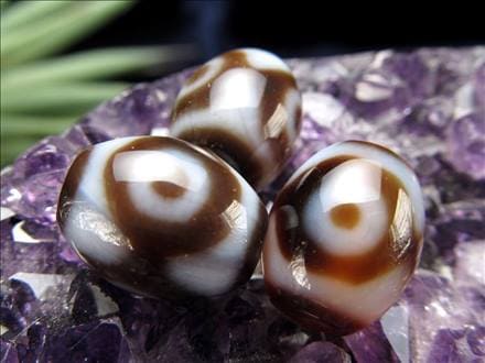 小天珠虎牙三眼天珠(こがさんがんてんじゅ) 至純天珠 天珠 小天珠 てんじゅ