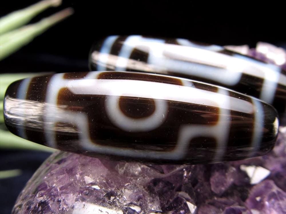 平安二眼天珠 至純天珠 天珠 天珠卸 てんじゅ