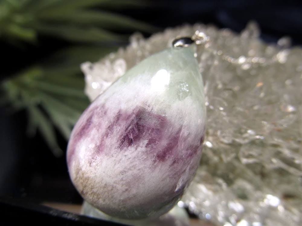 エンジェルフェザーインフローライト 石花蛍石 ペンダントトップ フローライト 蛍石