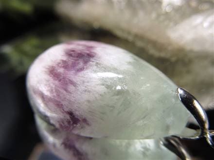 エンジェルフェザーインフローライト 石花蛍石 ペンダントトップ フローライト 蛍石