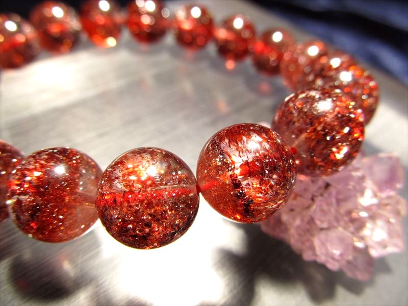 1粒売り】◇これぞストロベリー!!◇大粒レピドクロサイトたっぷり