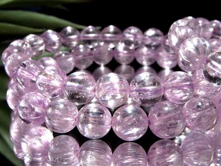 クンツァイト リチア輝石 ビーズ 9月の誕生石