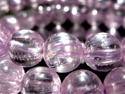 クンツァイト リチア輝石 ビーズ 9月の誕生石