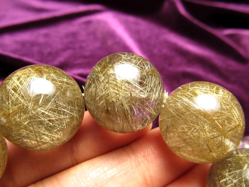 hacci　高品質シルバールチル　大珠 ☆1珠粒売り☆迫力の大珠！☆お買い得・透明ご抜群☆超透明